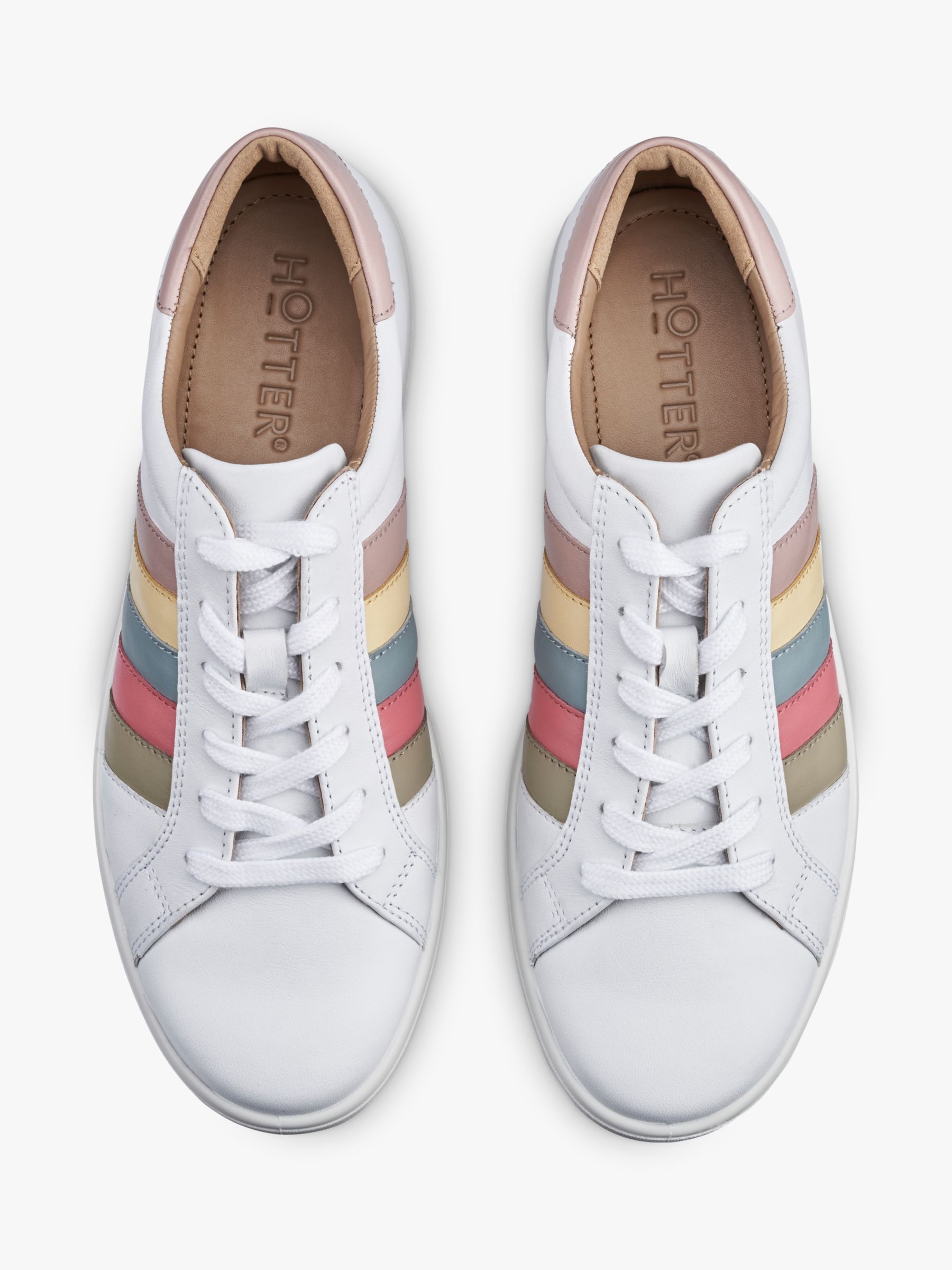 Buy Hotter Switch Extra Wide Fit Leather Trainers Online at johnlewis.com