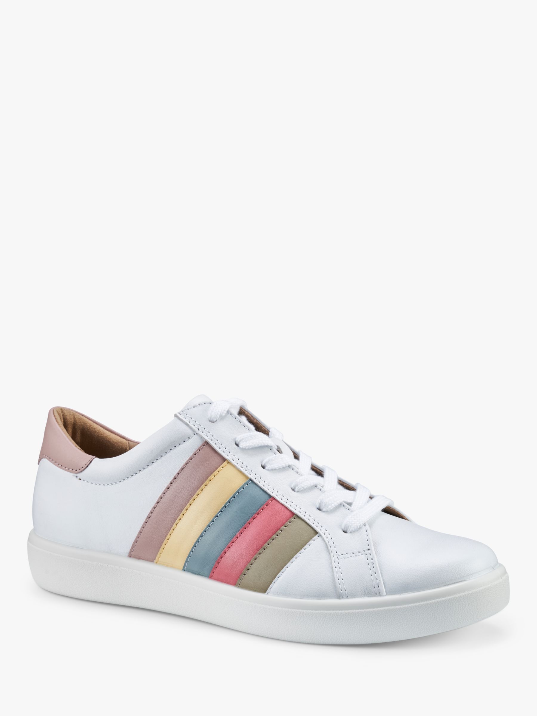 Hotter Switch Trainers, White/Pastels