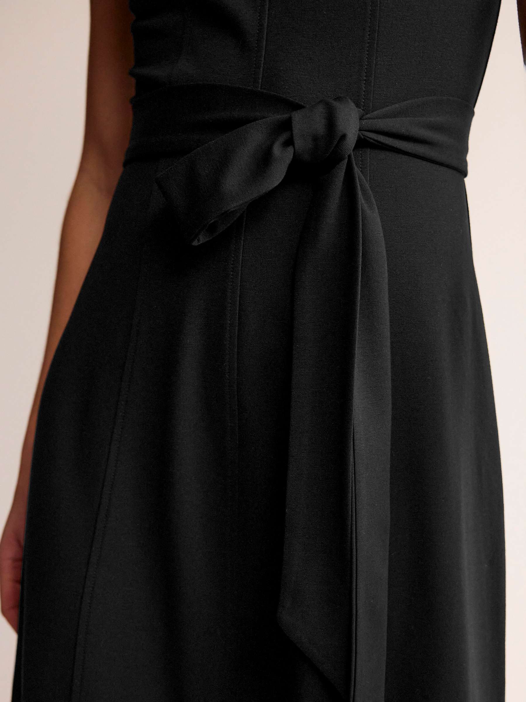 Buy Boden Nicola High Neck Midi Dress, Black Online at johnlewis.com