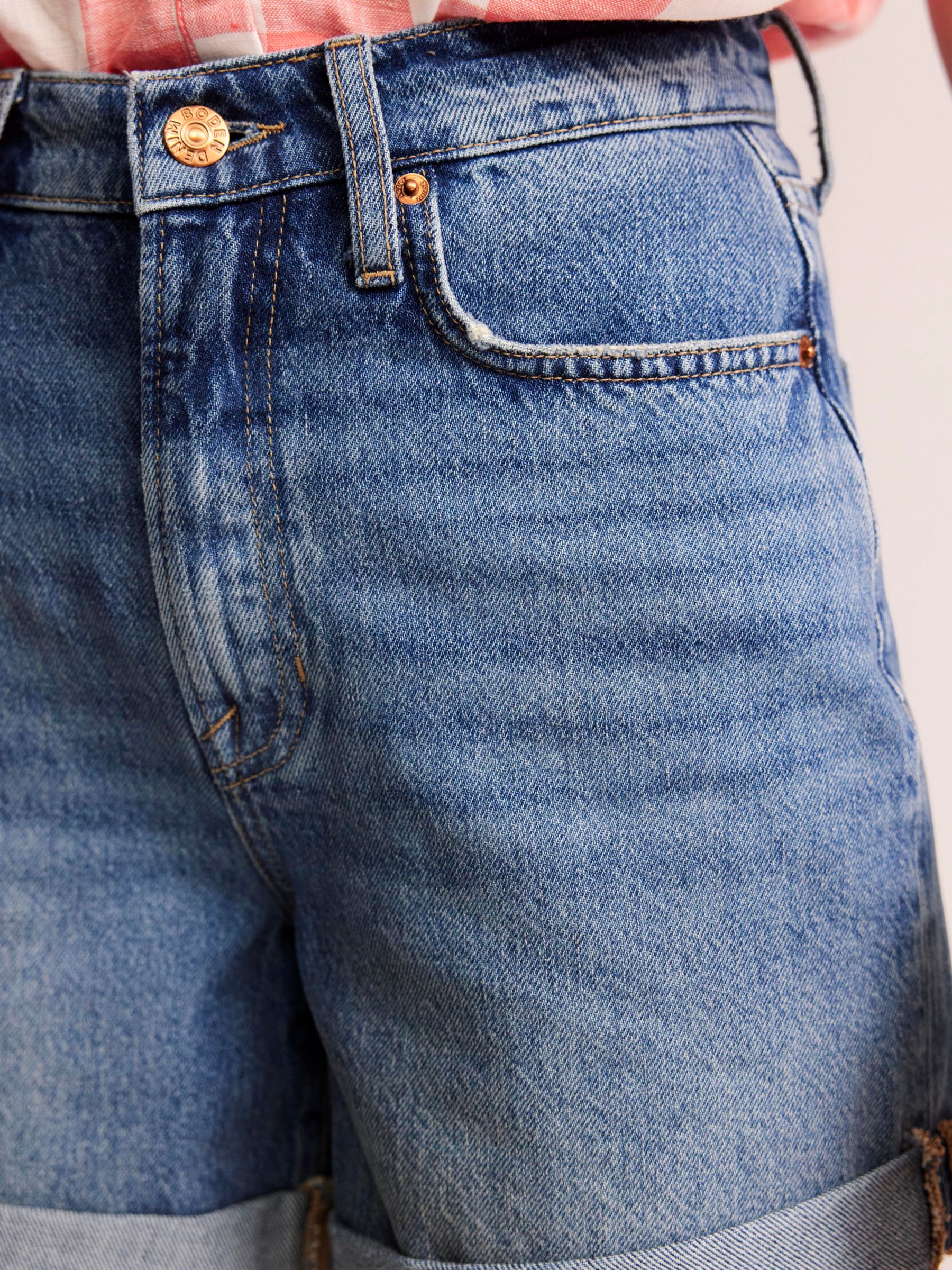Boden Denim Shorts, Mid Vintage, 8