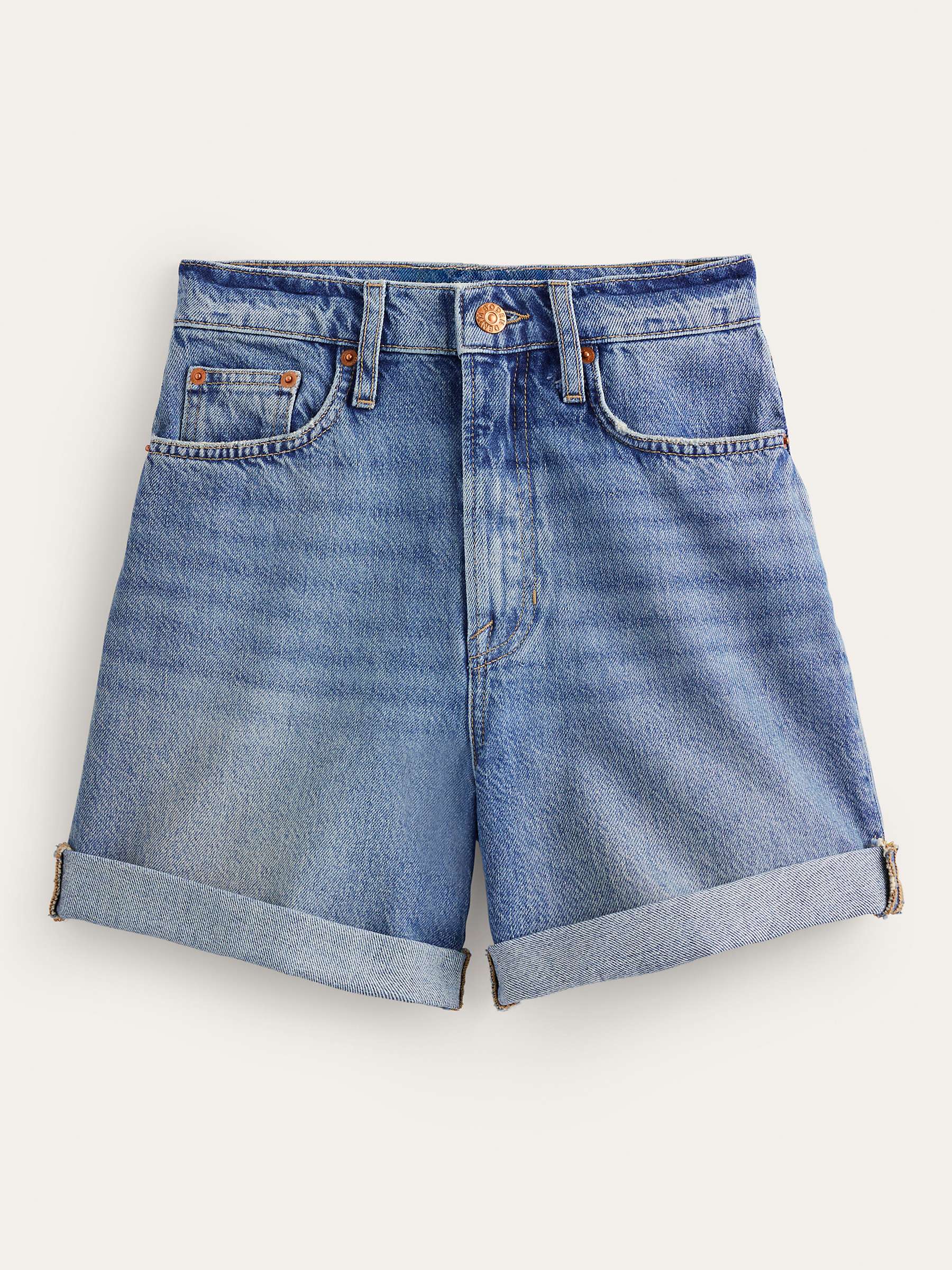 Buy Boden Denim Shorts, Mid Vintage Online at johnlewis.com