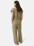 Jigsaw Linen Blend Utility Jumpsuit, Khaki