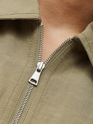 Jigsaw Linen Blend Utility Jumpsuit, Khaki