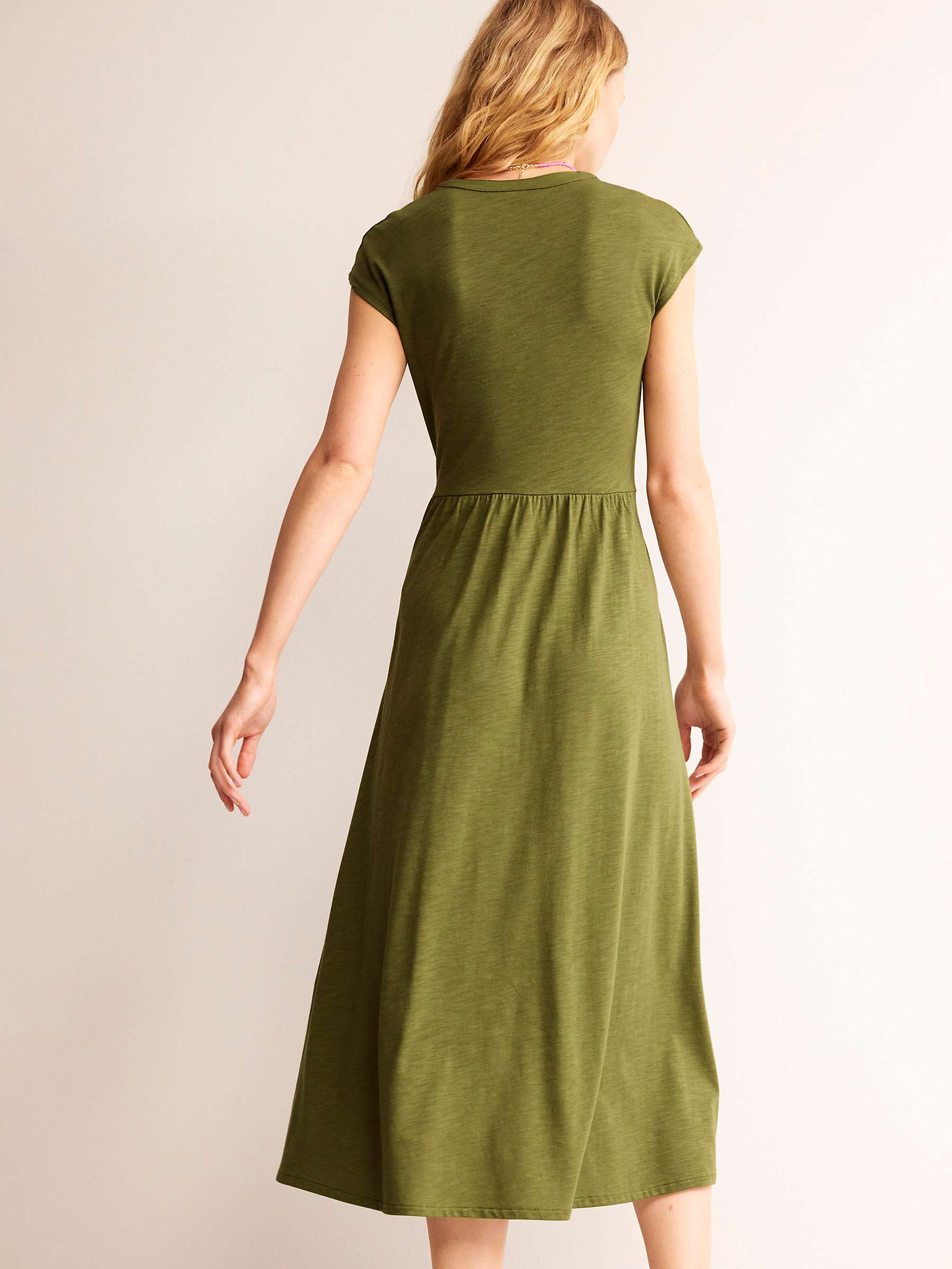 Buy Boden Chloe Notch Jersey Midi Dress Online at johnlewis.com