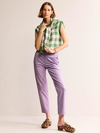 Boden Barnsbury Chino Trousers, Orchid Bloom