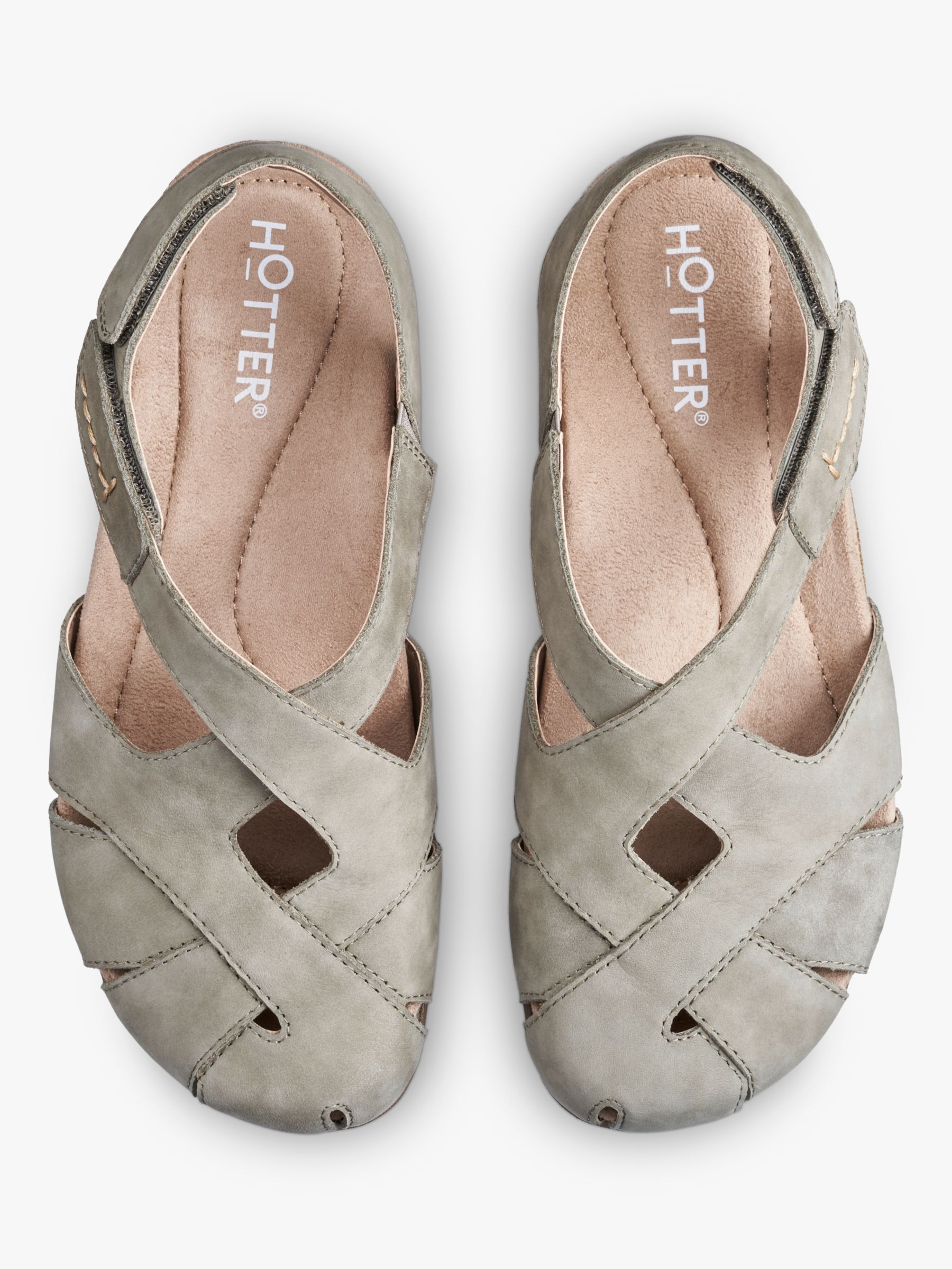 Buy Hotter Catskill II Wide Fit Closed Toe Sandals Online at johnlewis.com