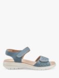 Hotter Leah II Wide Fit Nubuck Flat Sandals