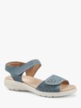 Hotter Leah II Wide Fit Nubuck Flat Sandals