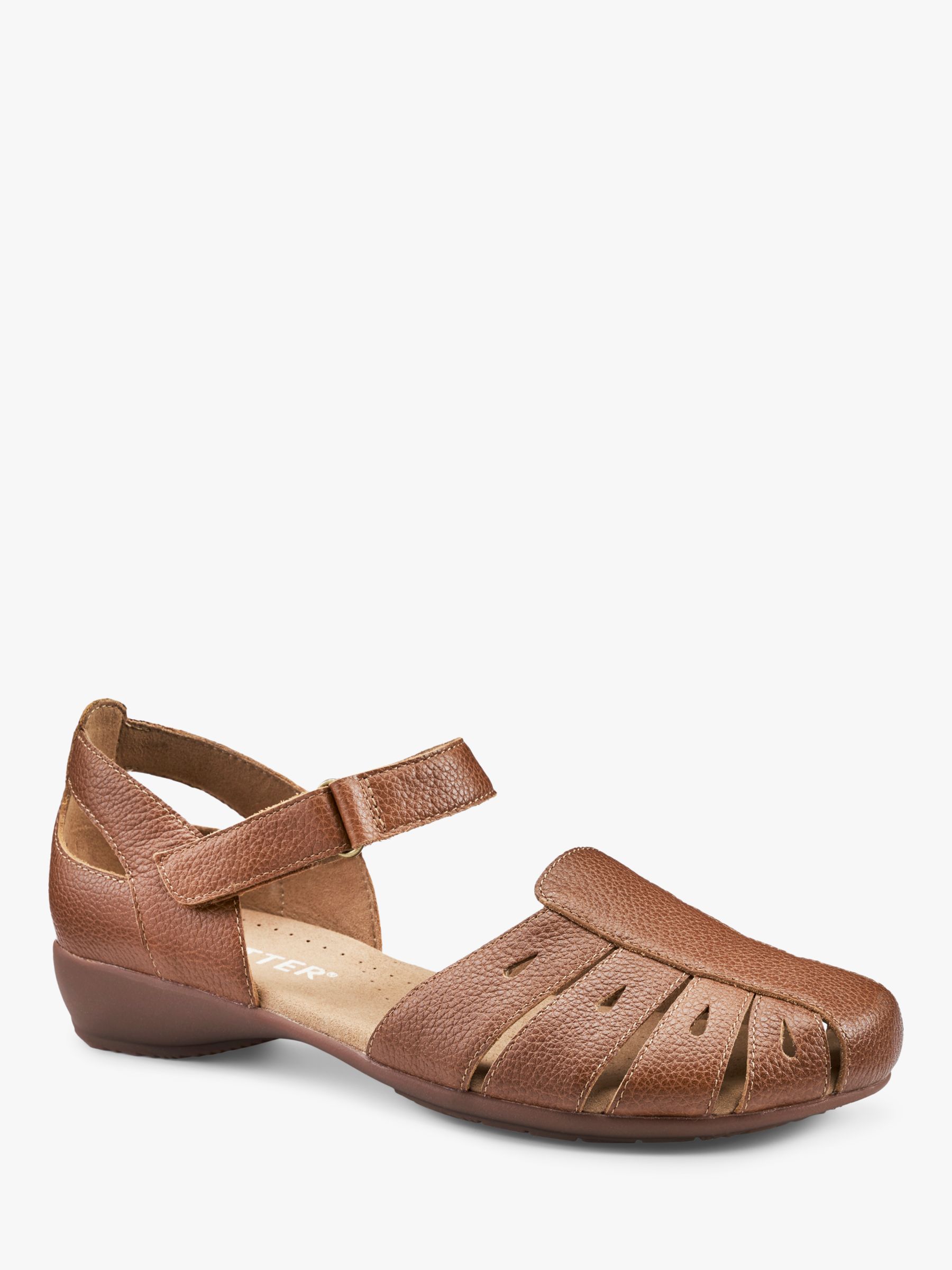 Buy Hotter May Wide Fit Fisherman Style Sandals, Tan Online at johnlewis.com
