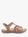 Hotter Rainer Wide Fit T-Bar Leather Sandals