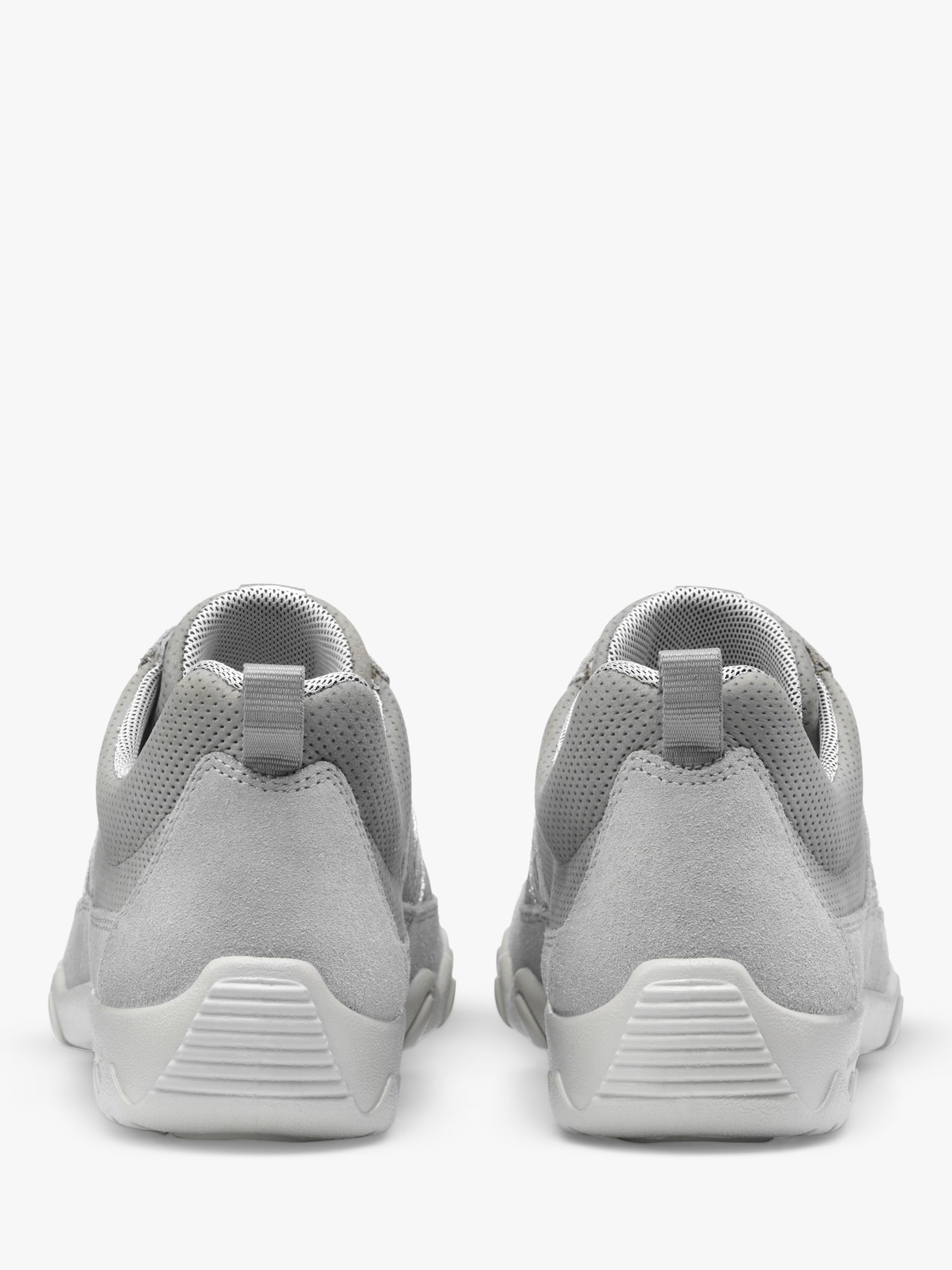 Buy Hotter Leanne II Extra Wide Fit Suede and Leather Trainers, Shell Grey Online at johnlewis.com