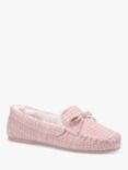 Hotter Cherish Houndstooth Slippers, Blush