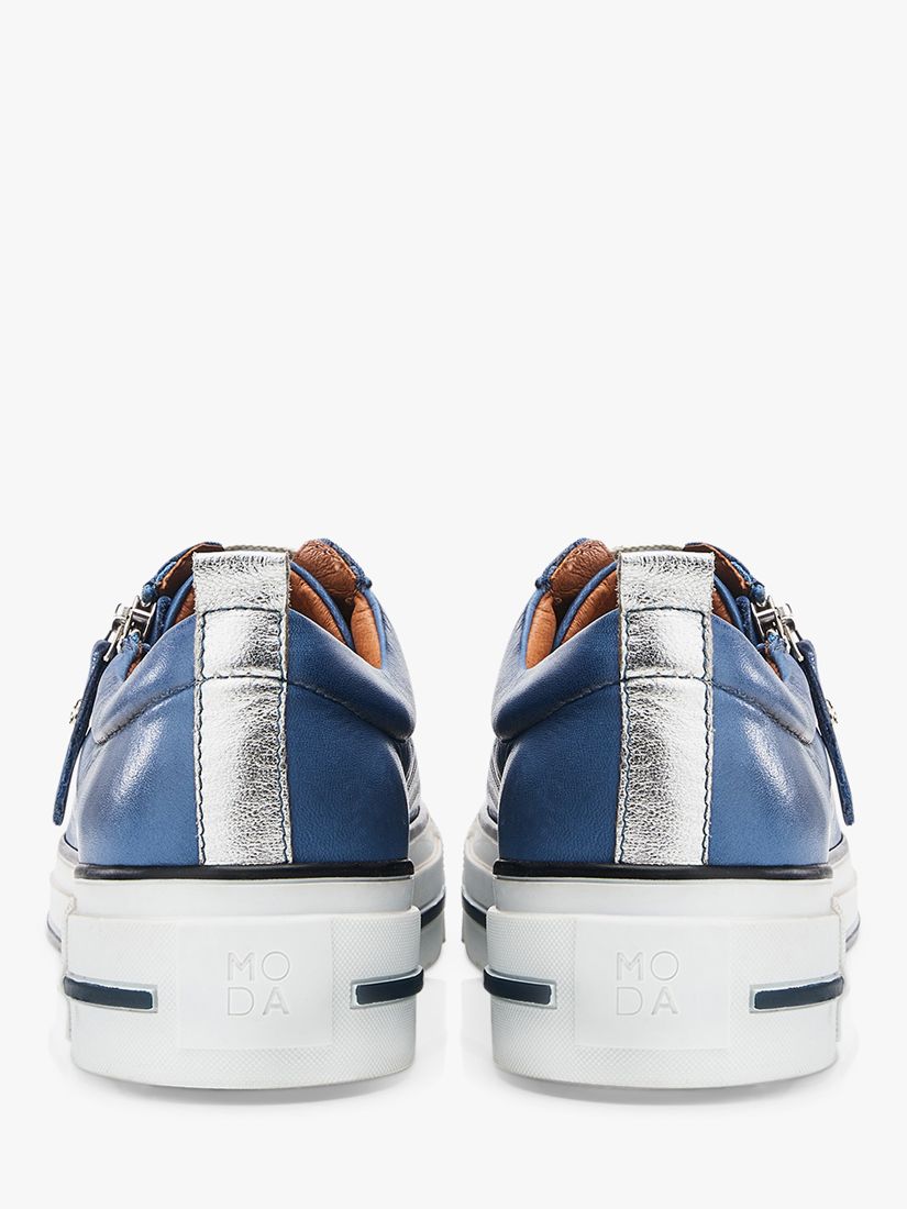 Buy Moda in Pelle Filician Leather Flatform Trainers Online at johnlewis.com