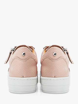 Moda in Pelle Abbiy Leather Platform Trainers, Cameo