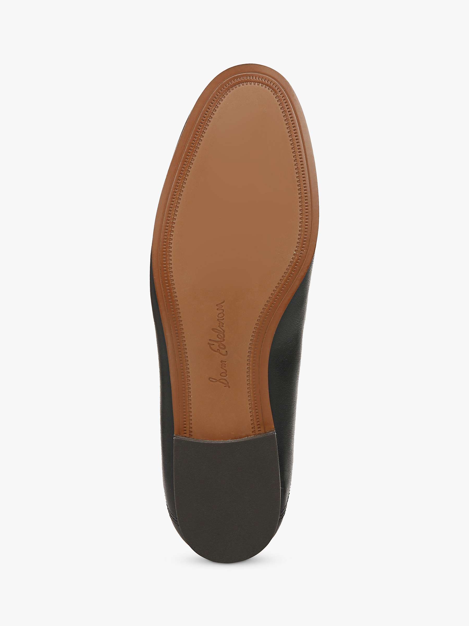 Buy Sam Edelman Loraine Spec Leather Loafers, Black Online at johnlewis.com