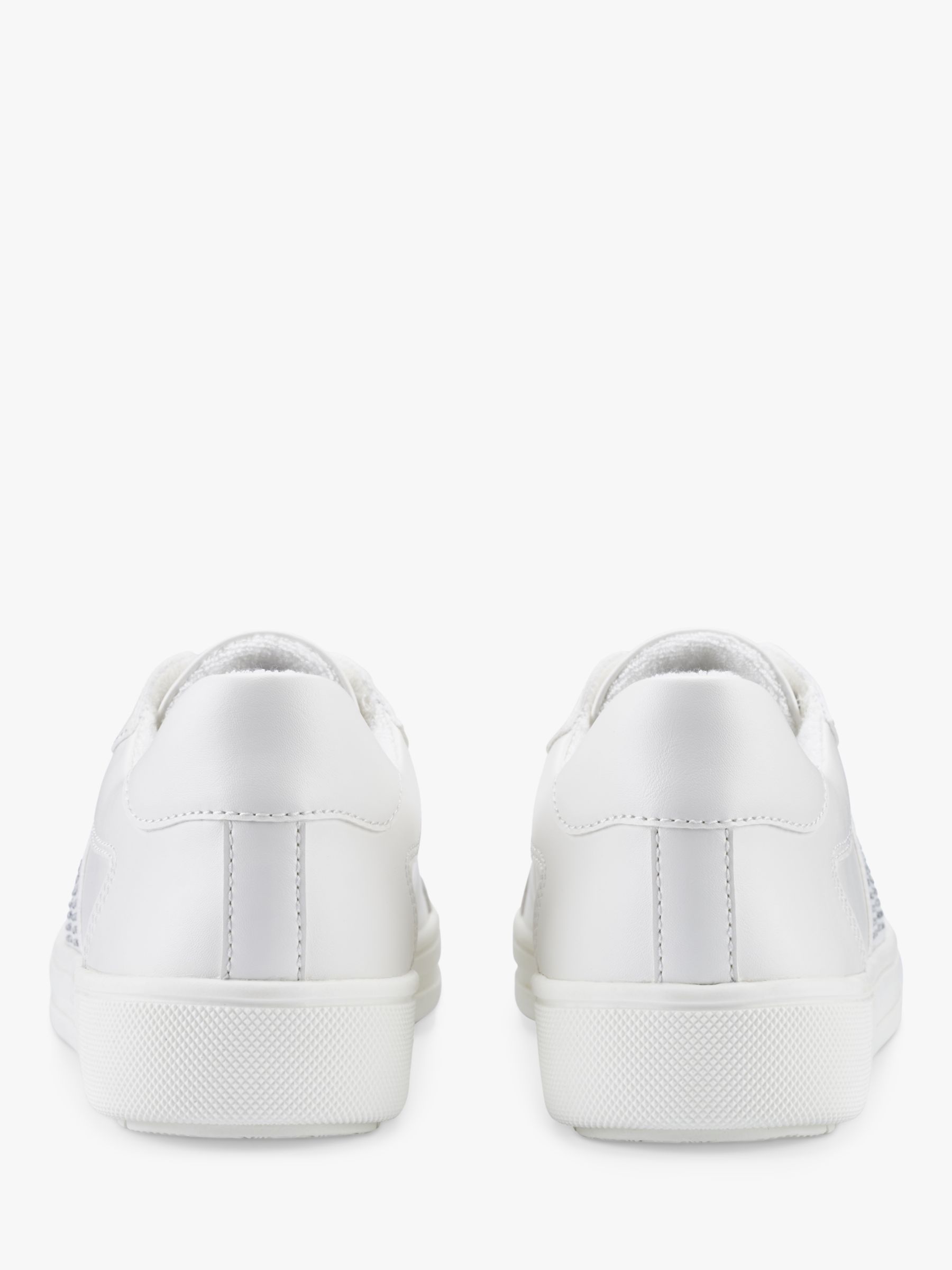 Hotter Libra Sparkle Trainers, White at John Lewis & Partners