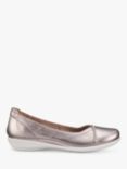 Hotter Robyn II Wide Fit Ballet Pumps, Rose Gold