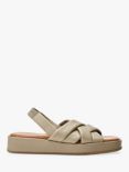 Moda in Pelle Selmer Leather Cross Strap Sandals