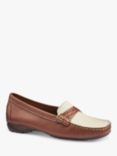 Hotter Marina Driver Style Moccasins, Tan/Ivory