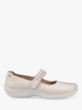 Hotter Shake II Extra Wide Fit Classic Mary Jane Shoes, Soft Beige