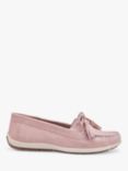 Hotter Bay Suede Moccasin Boat Shoes, Blush