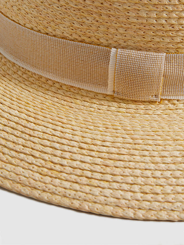 Reiss Gracie Short Brim Sun Hat, Natural