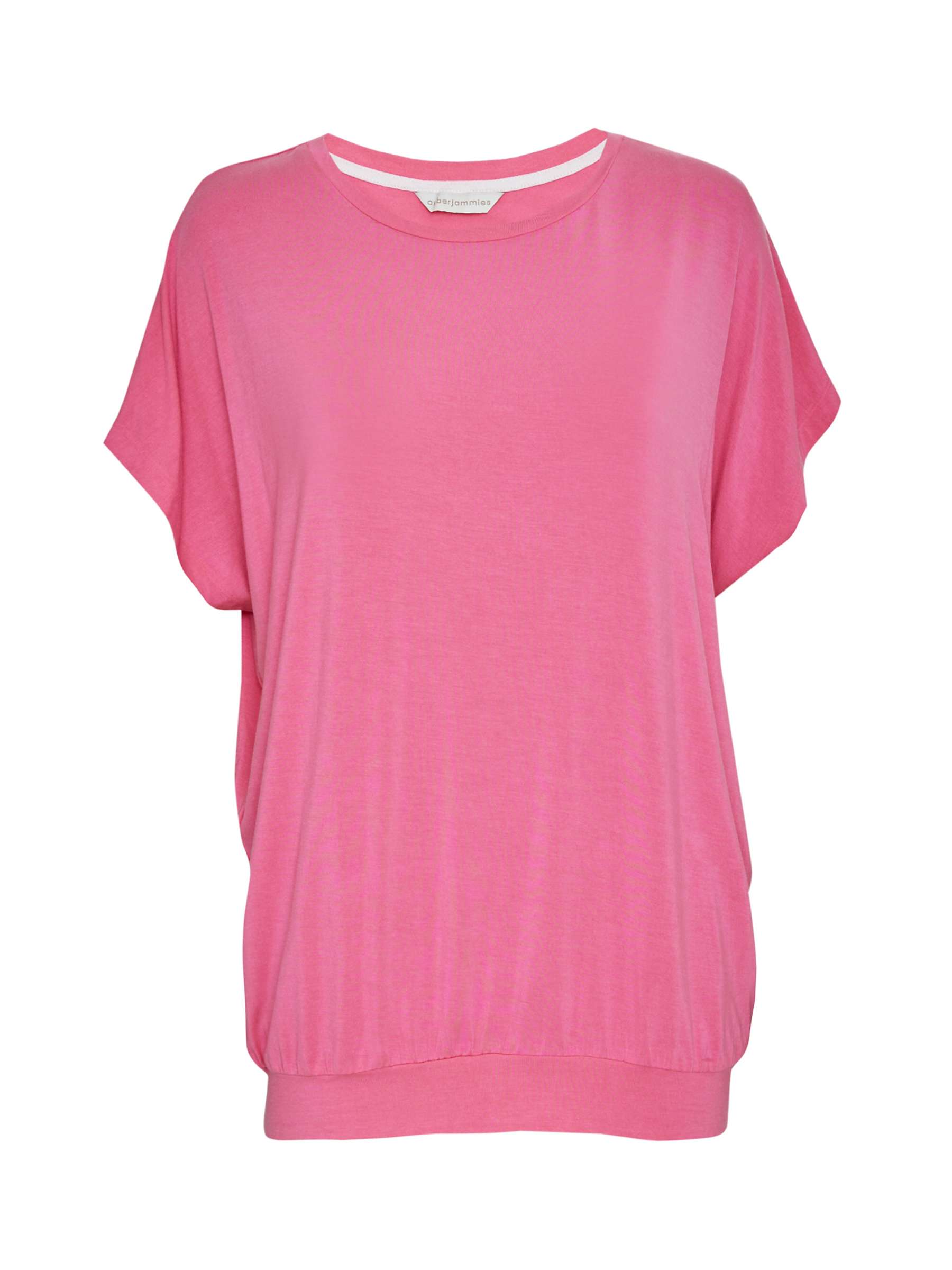 Buy Cyberjammies Shelly Jersey Slouch Pyjama Top, Pink Online at johnlewis.com