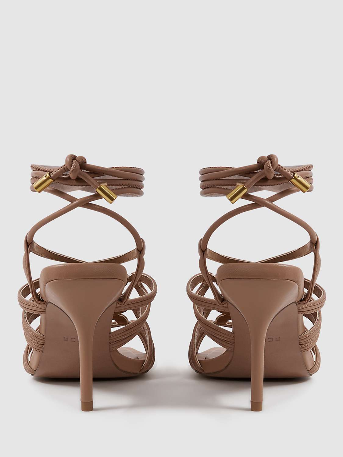 Buy Reiss Keira Rope Strap High Heel Sandals Online at johnlewis.com