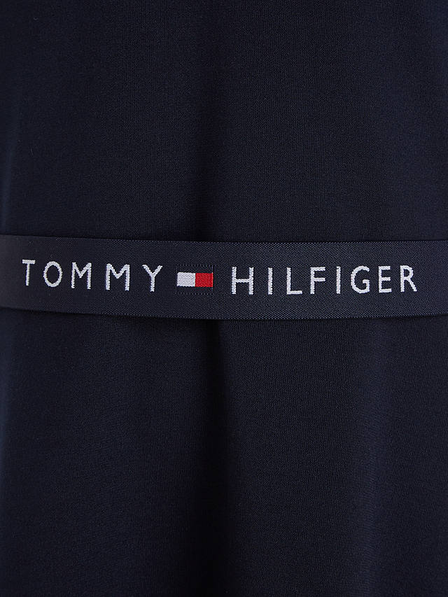 Tommy Hilfiger Kids' Flag Belted Skater Dress, Desert Sky