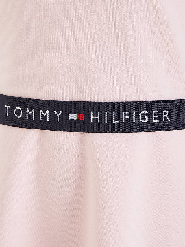 Tommy Hilfiger Kids' Flag Belted Skater Dress, Whimsy Pink