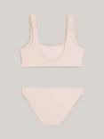 Tommy Hilfiger Kids' Logo Crop Top Swim Set, Whimsy Pink