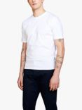 SISLEY Short Sleeve Plain T-Shirt, White