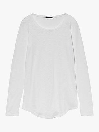 SISLEY Long Sleeve T-Shirt, White