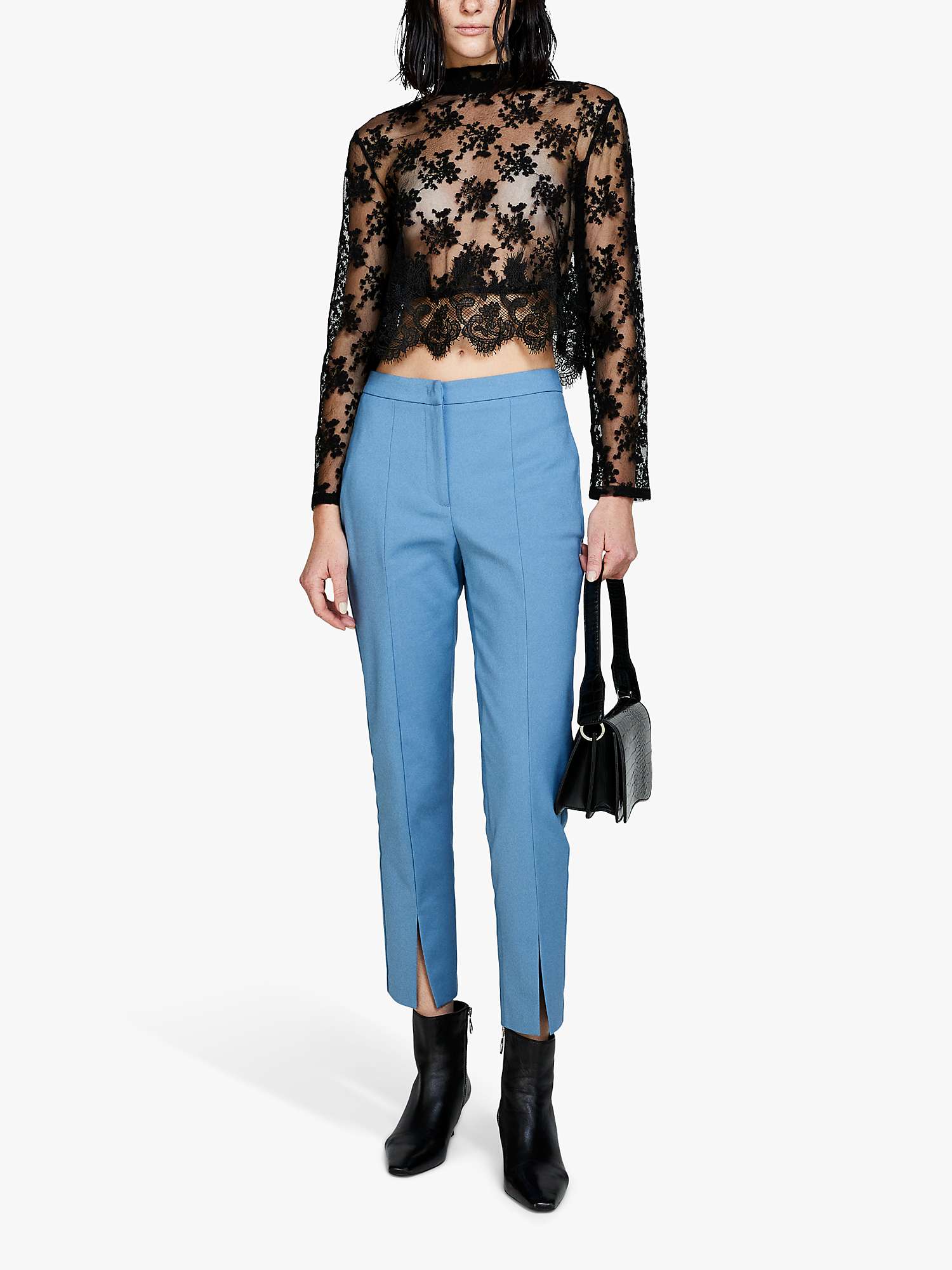 Buy Sisley Stretch Cotton Cigarette Trousers Online at johnlewis.com