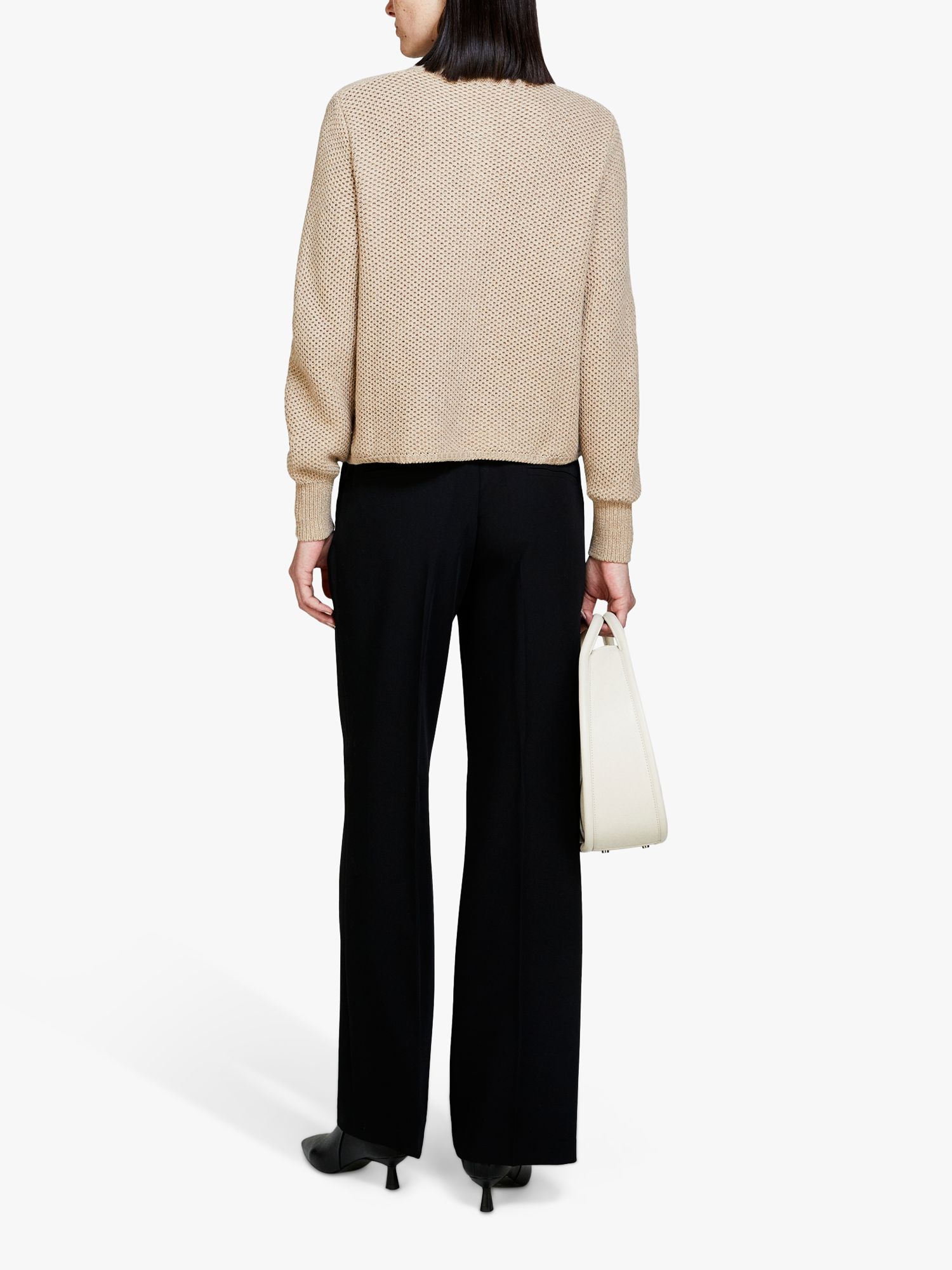 Buy Sisley Honey Comb Buttoned Cardigan Online at johnlewis.com