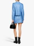 SISLEY Padded Biker Jacket, Blue