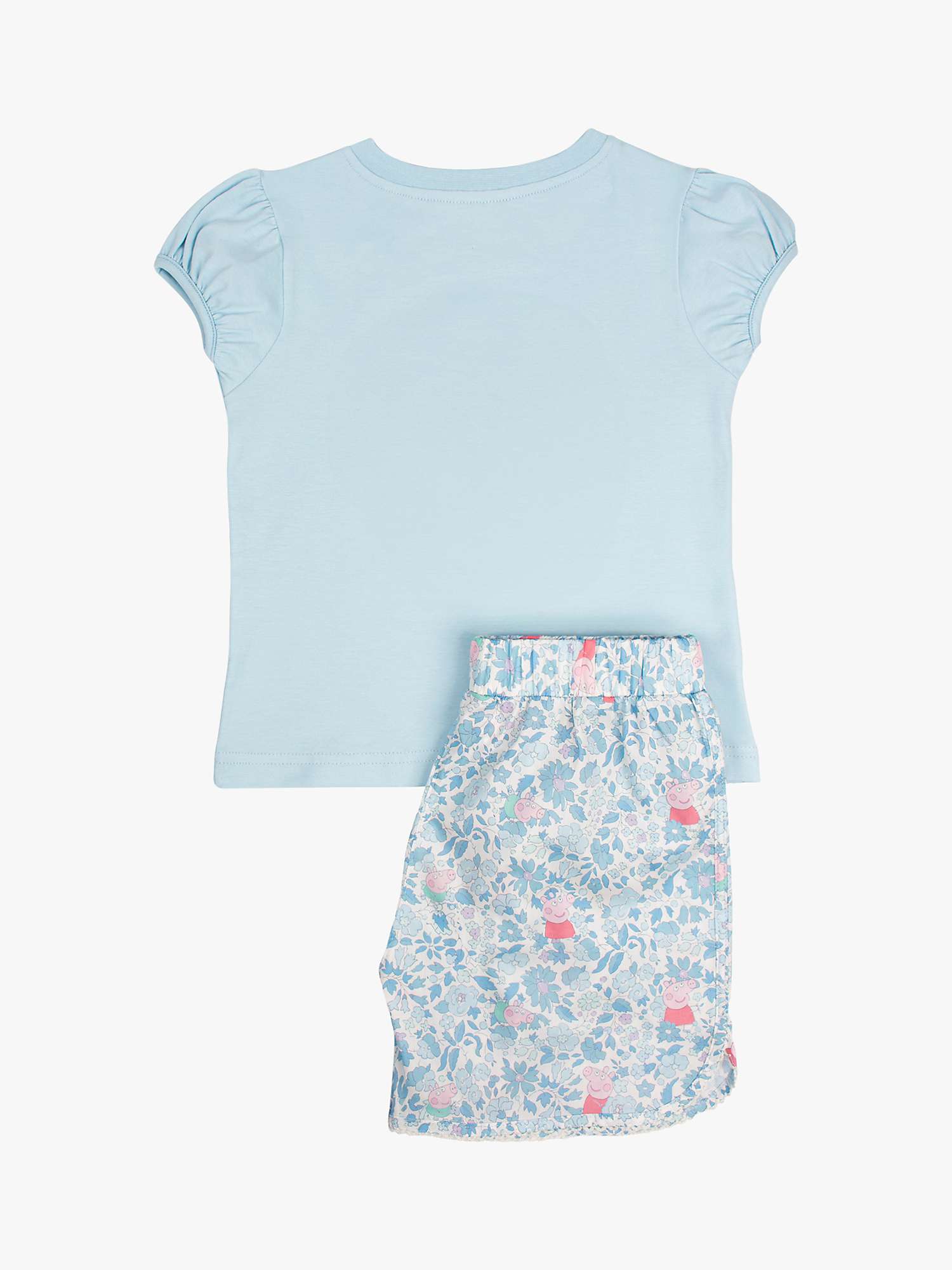 Buy Trotters Kids' Peppa Pig Applique Shorts Pyjamas Online at johnlewis.com