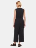 Whistles Remmie Sleeveless Wide Leg Jumpsuit, Black