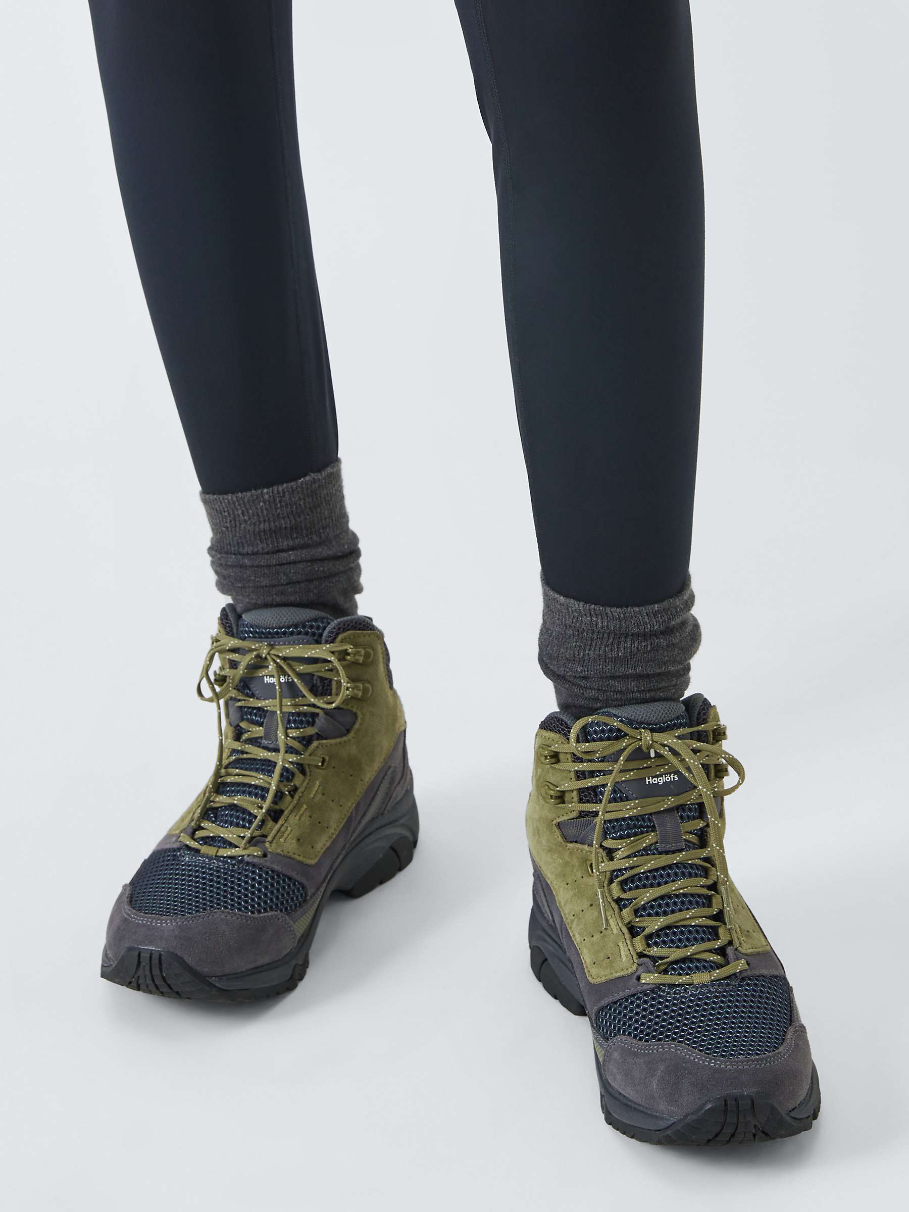 Buy Haglöfs Modern Hiking Boots, Magnetite/Olive Online at johnlewis.com
