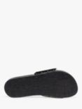 Scholl Pescura Suede Wool-Lined Sandals, Black, Black