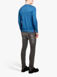SISLEY Ombre Cotton Sweatshirt, Blue