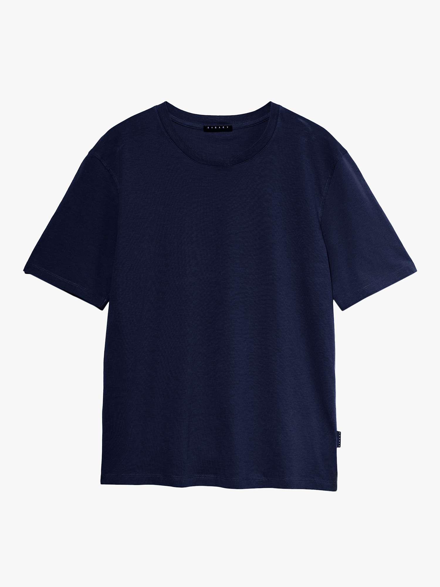 Buy SISLEY Short Sleeve Plain T-Shirt Online at johnlewis.com