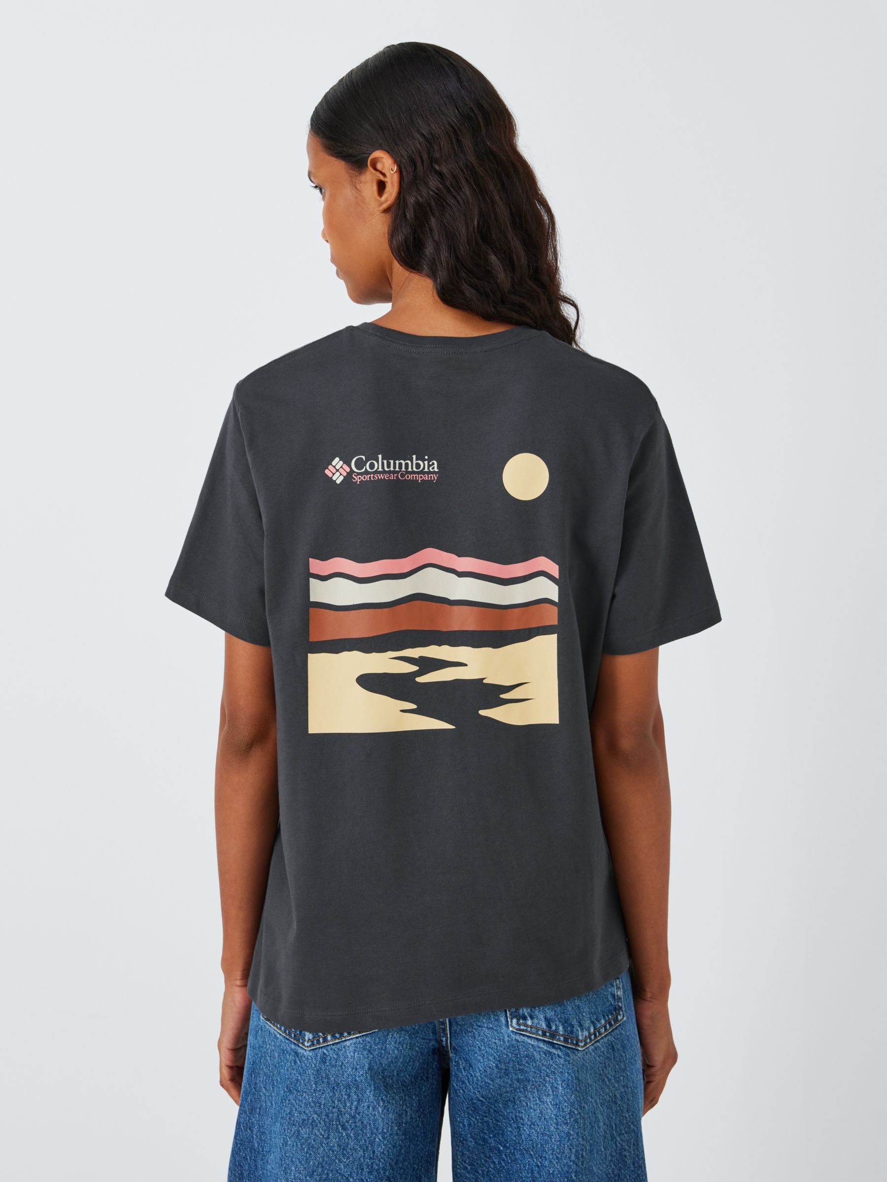 Columbia Women's Boundless Beauty T-shirt, Shark Heritage, S
