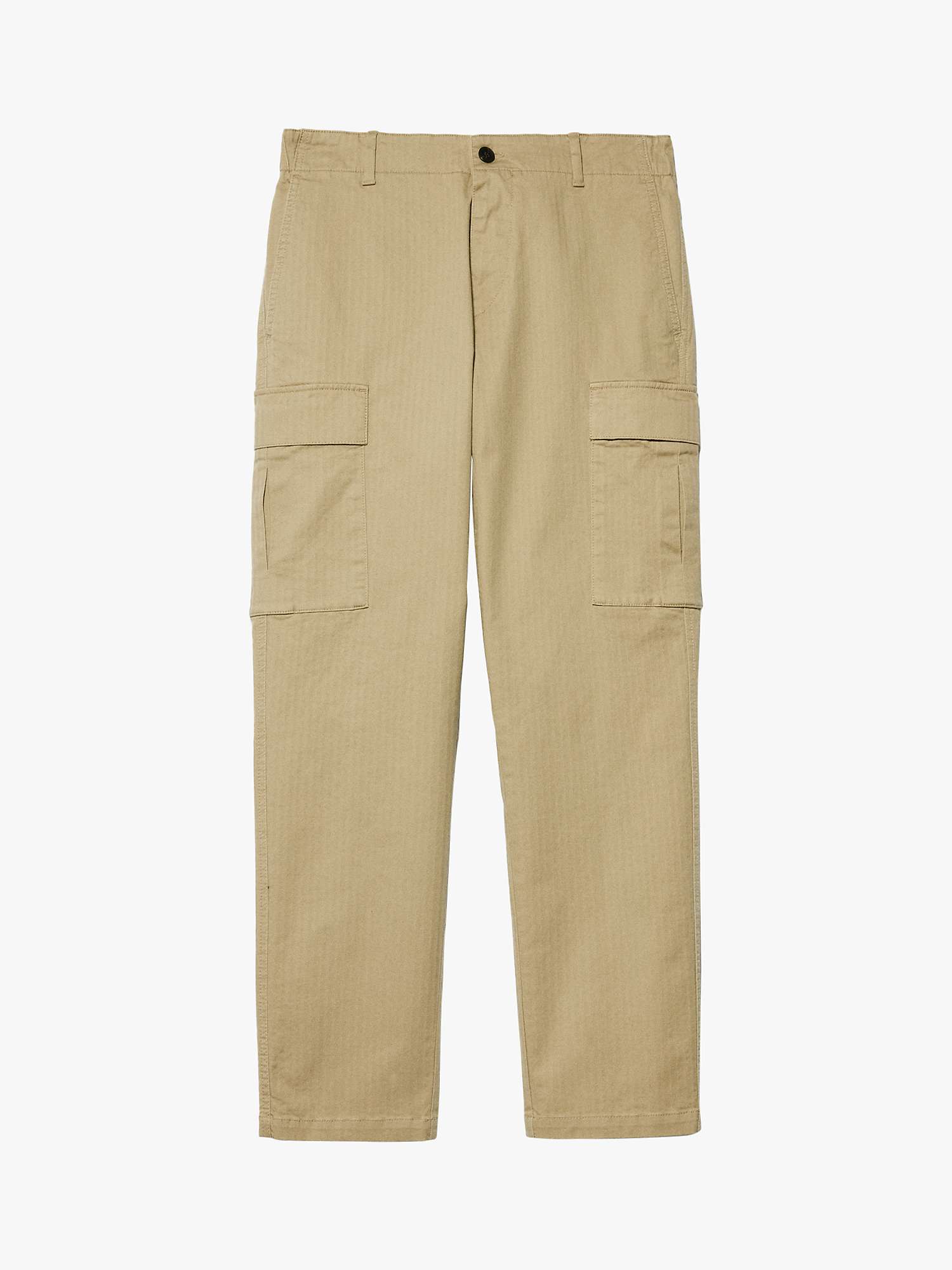 Buy SISLEY Slim Comfort Fit Stretch Trousers, Brown Online at johnlewis.com