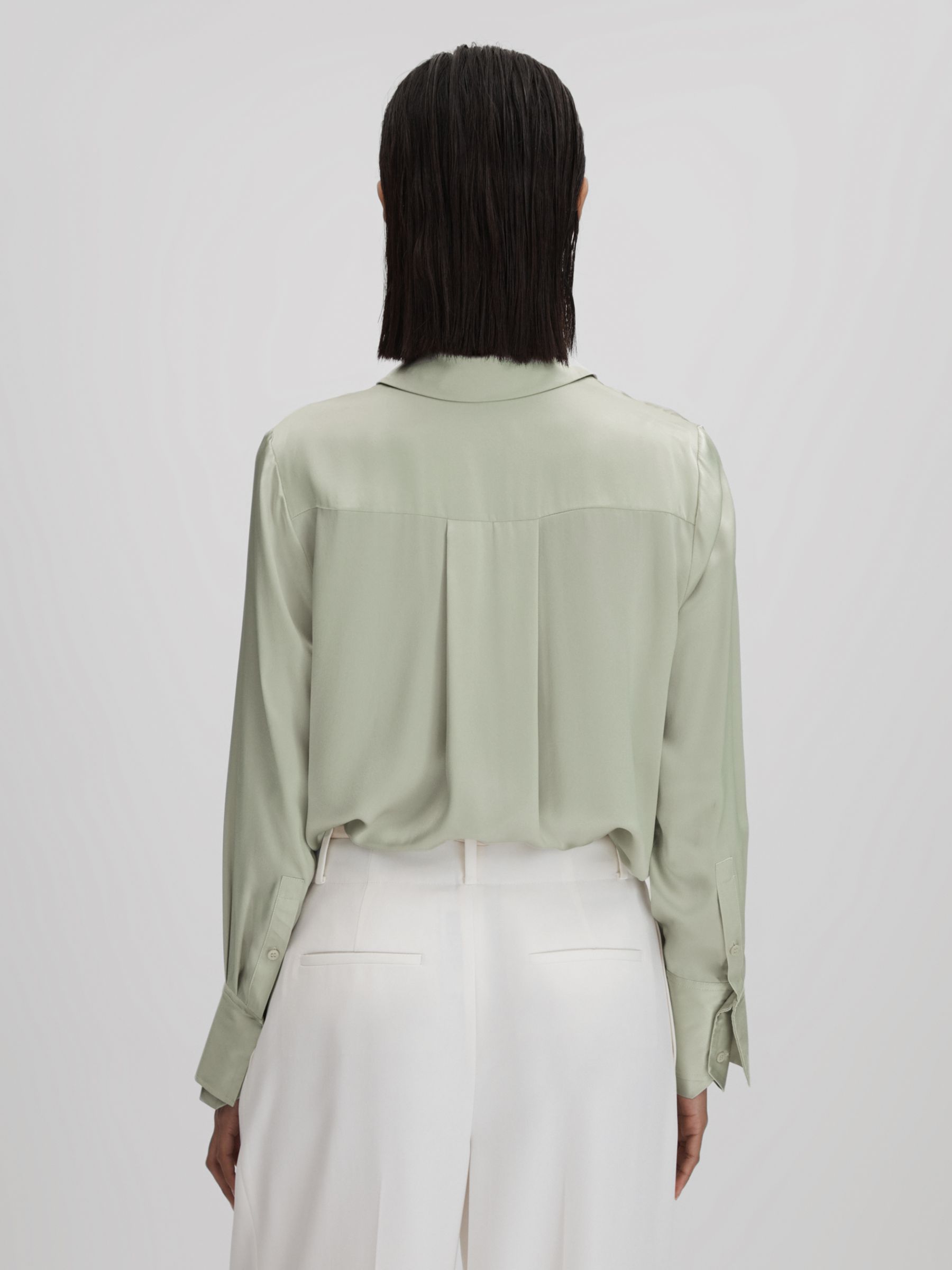 Buy Reiss Irina Silk Shirt Online at johnlewis.com