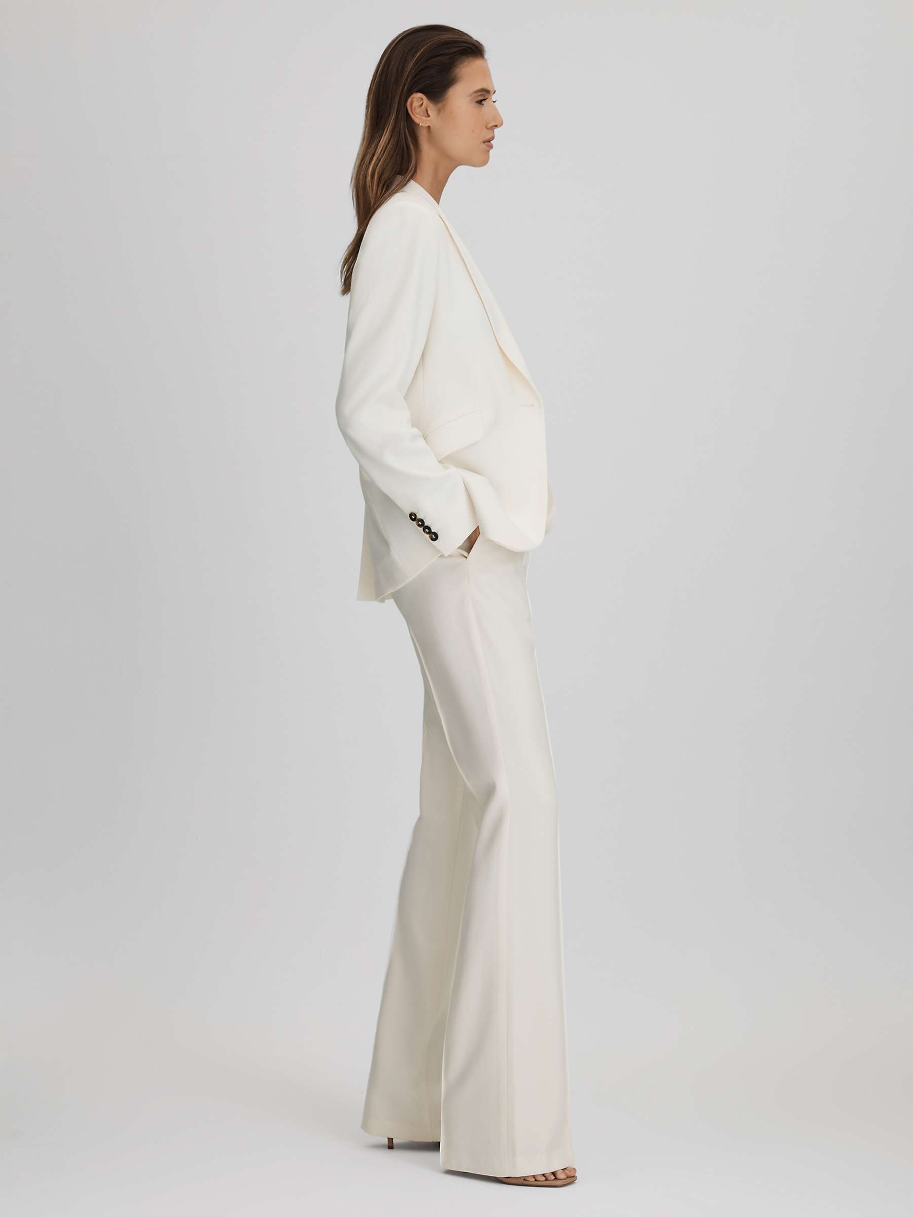 Buy Reiss Millie Flared Tailored Suit Trousers Online at johnlewis.com