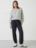 HUSH Monica Relaxed Trousers, Black