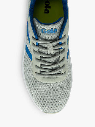 Gola Performance Draken Running Trainers, Light Grey/Azure Blue