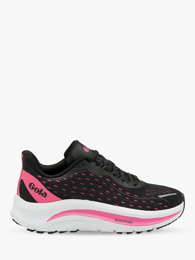 Gola Performance Alzir Speed Running Trainers, Black/Hot Pink