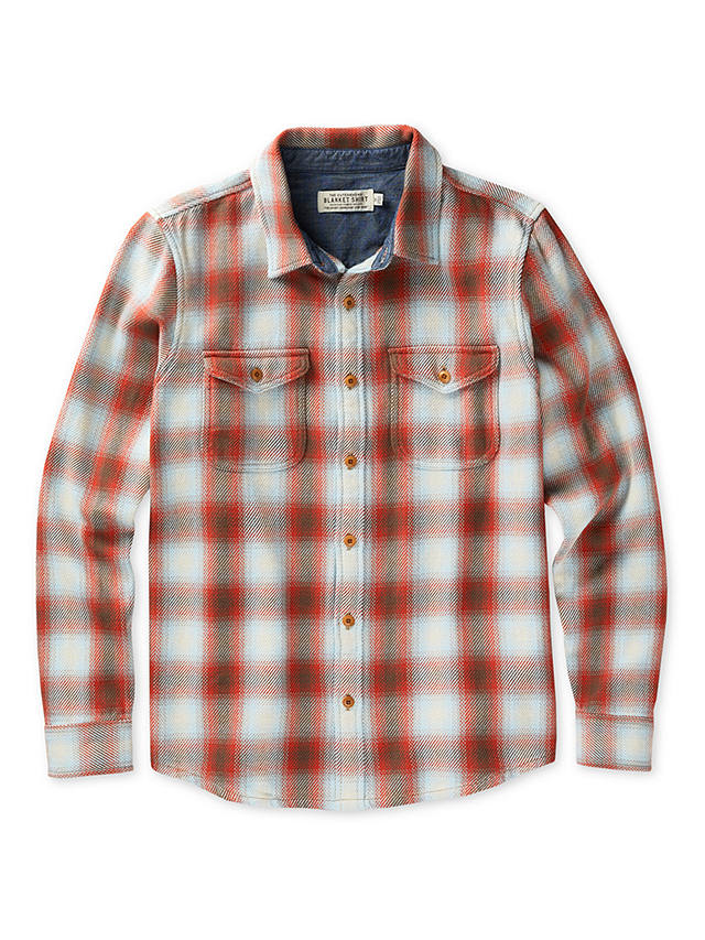 Outerknown Blanket Long Sleeve Shirt, Red/Multi